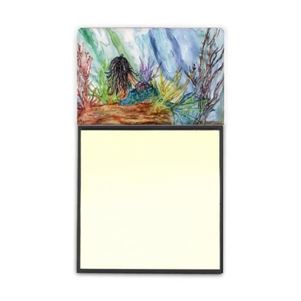 Carolines Treasures Carolines Treasures 8974SN Black Haired Mermaid Water Fantasy Sticky Note Holder 8974SN - main